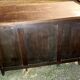 Antique American-style vintage desk with pedestal
