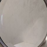 Reggiani round mirror in vintage chrome metal