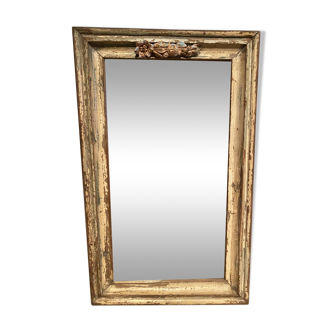 Polychrome wooden mirror