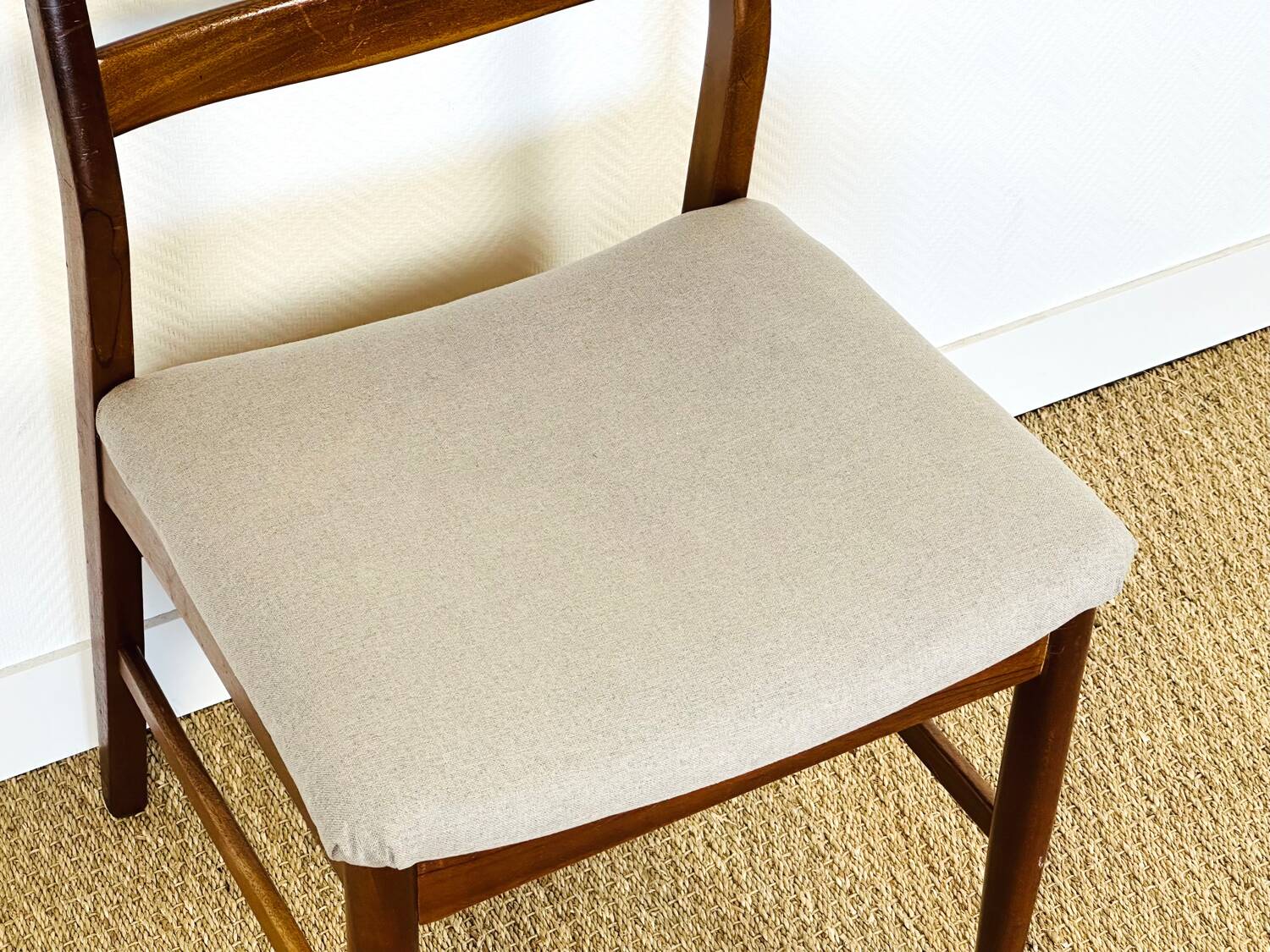 4 Scandinavian teak chairs 1960