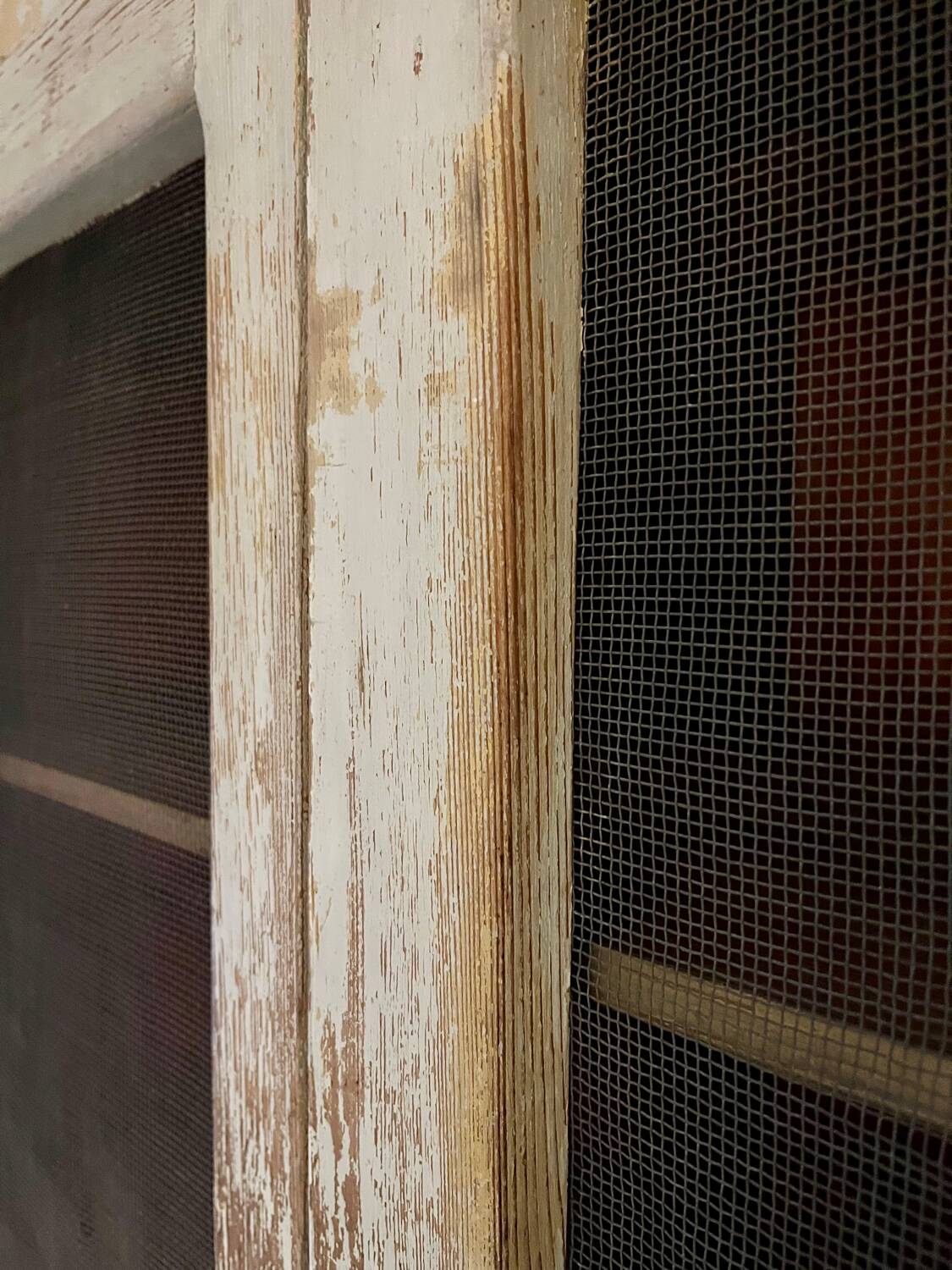 Buffet, dresser, pantry in patinated wood