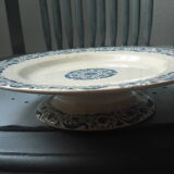 15 Gien porcelain plates and 1 cake dish on foot