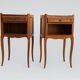 Pair of antique wooden bedside tables, Louis XV style