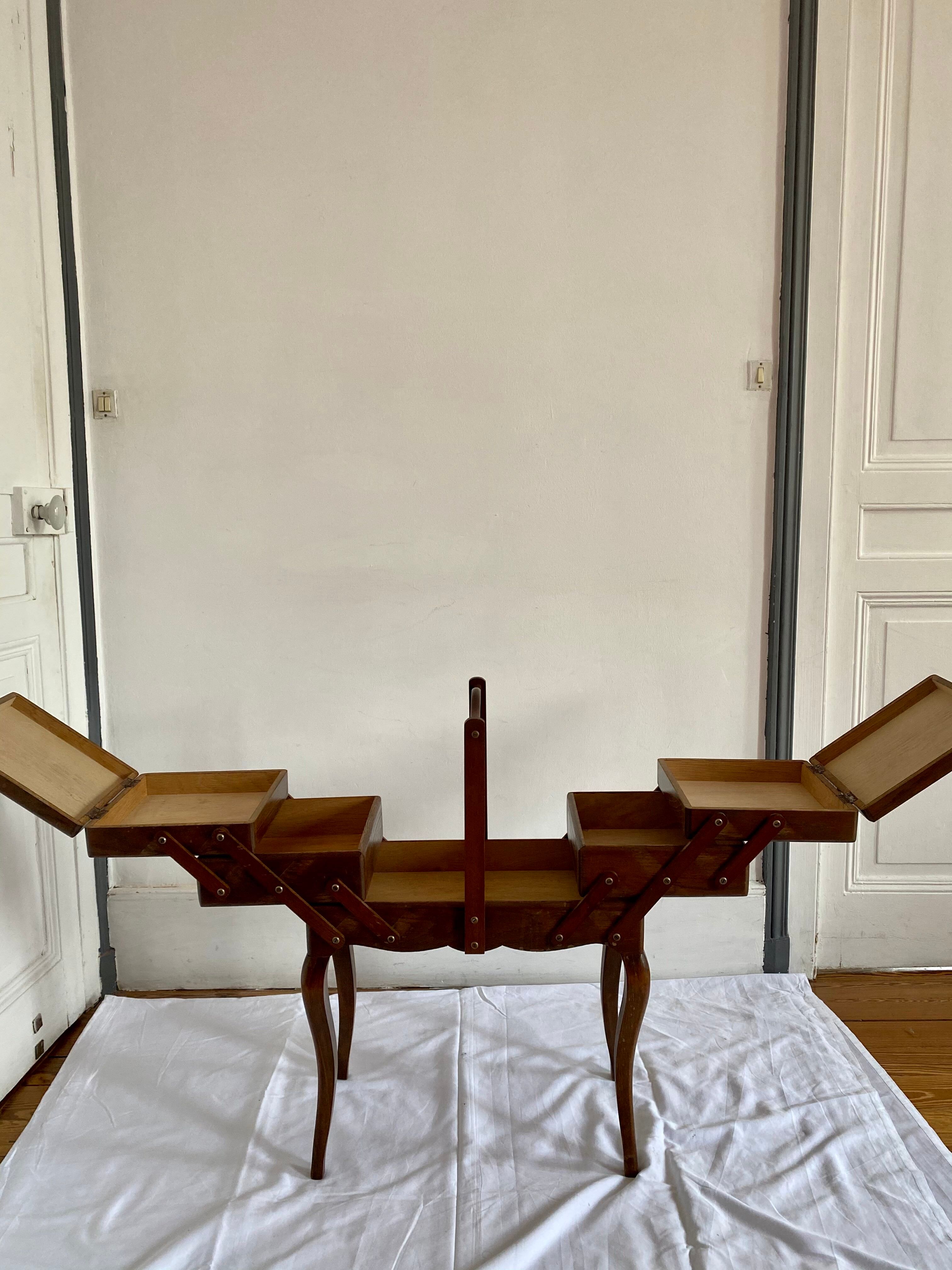 Vintage accordion worker