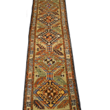 Tapis persan de tribu hezareh  2, 92m x 0, 76m