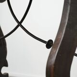 Antique Spanish table from the early 18th century with  a cast iron base