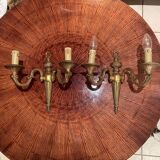Paire applique bronze style empire design Péris Andreu
