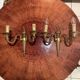 Paire applique bronze style empire design Péris Andreu