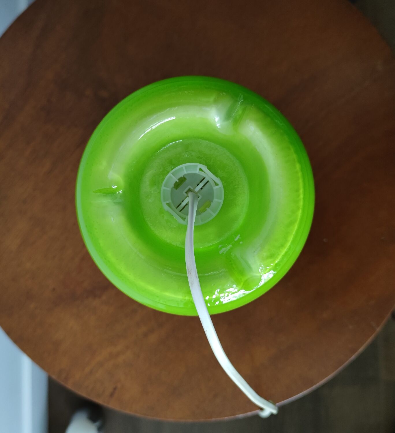 Lampe en verre vintage