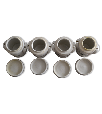Lot de 4 pots d'épices