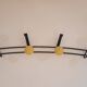 Vintage ball coat rack
