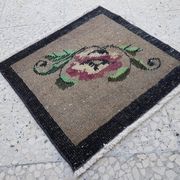 Small vintage decorative kilim rug 54x50 cm