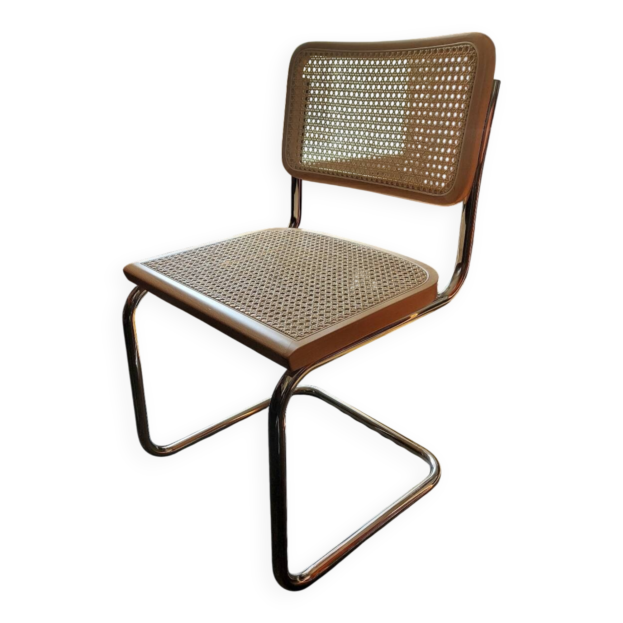 Cesca b32 Chair, Light Beech - Marcel Breuer - Stamped (12 available)