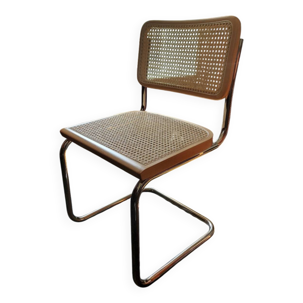 Chaise Cesca b32 Hêtre Clair - Marcel Breuer-Estampillée (12 dispos) — Beyit