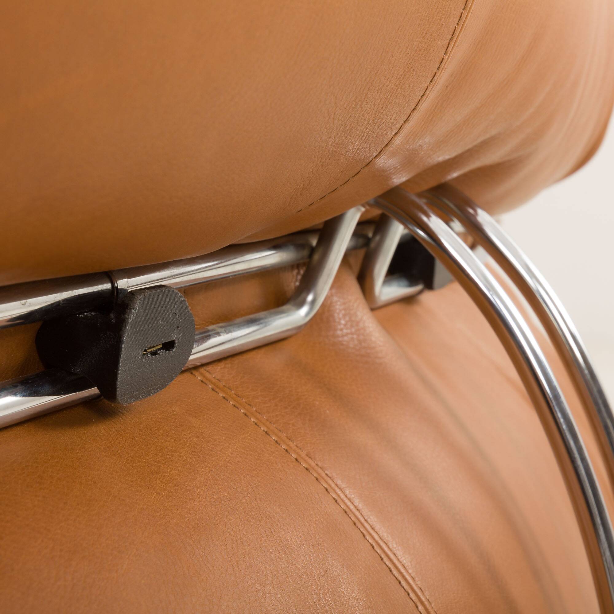 Canapé Soriana d'Afra et Tobia Scarpa pour Cassina, en aniline entièrement naturelle