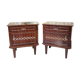 Pair of Vintage Wooden Nightstands: Mid-Century Modern Bedside Tables