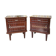 Pair of Vintage Wooden Nightstands: Mid-Century Modern Bedside Tables
