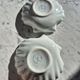 Paire de coquilles Saint-Jacques en porcelaine solognote – Coupelles