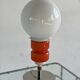 Italian Orange And Metall Floor Lamp, Italy, 1970's