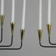 Pair of Seven-Candle Candelabras — Gunnar Ander for Ystad-Metall, Sweden, 1960s