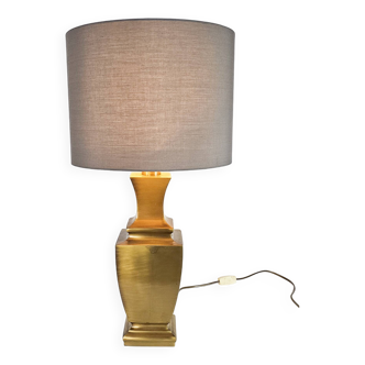 Hollywood Regency - DeKnudt - Style Maison Jansen - messing - goud - lampe de table - années 80