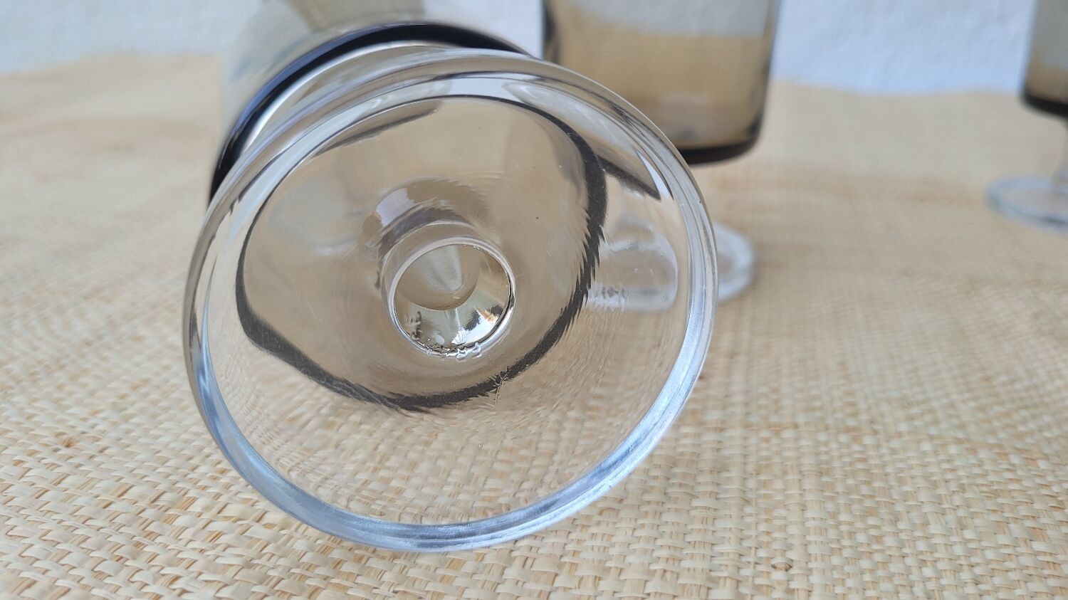 6 70's stemware