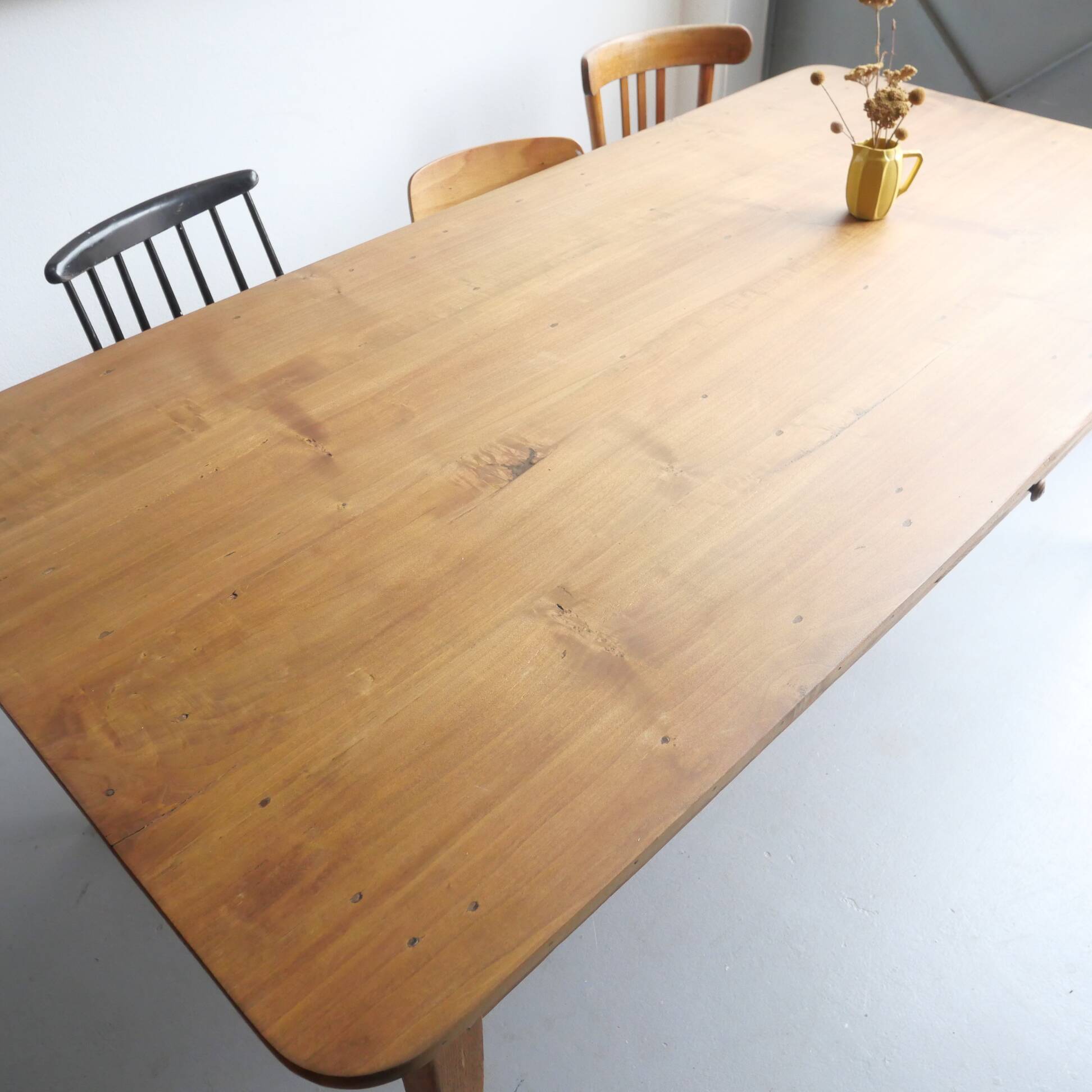 Renovated farmhouse table