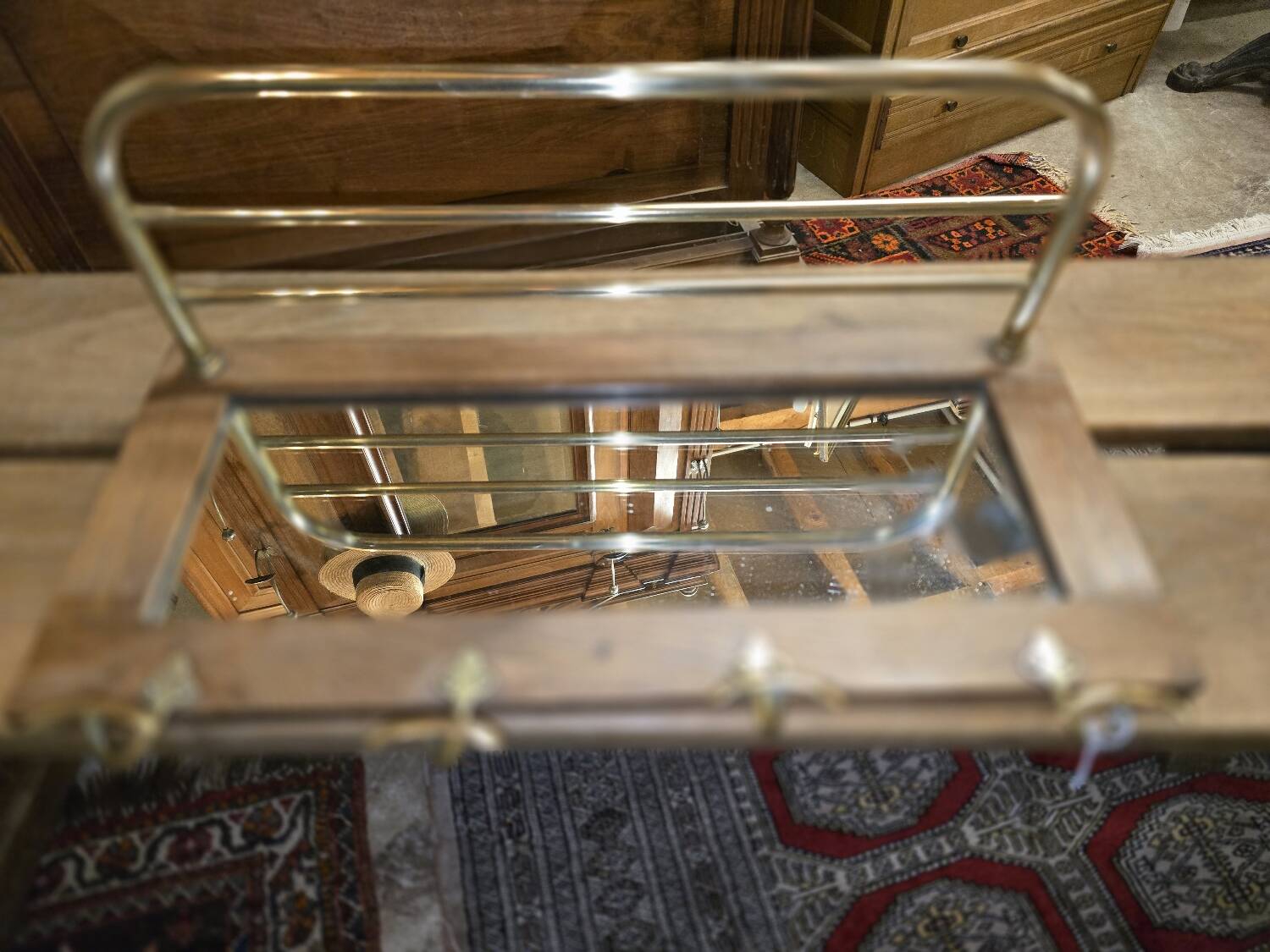 1950s wall coat rack