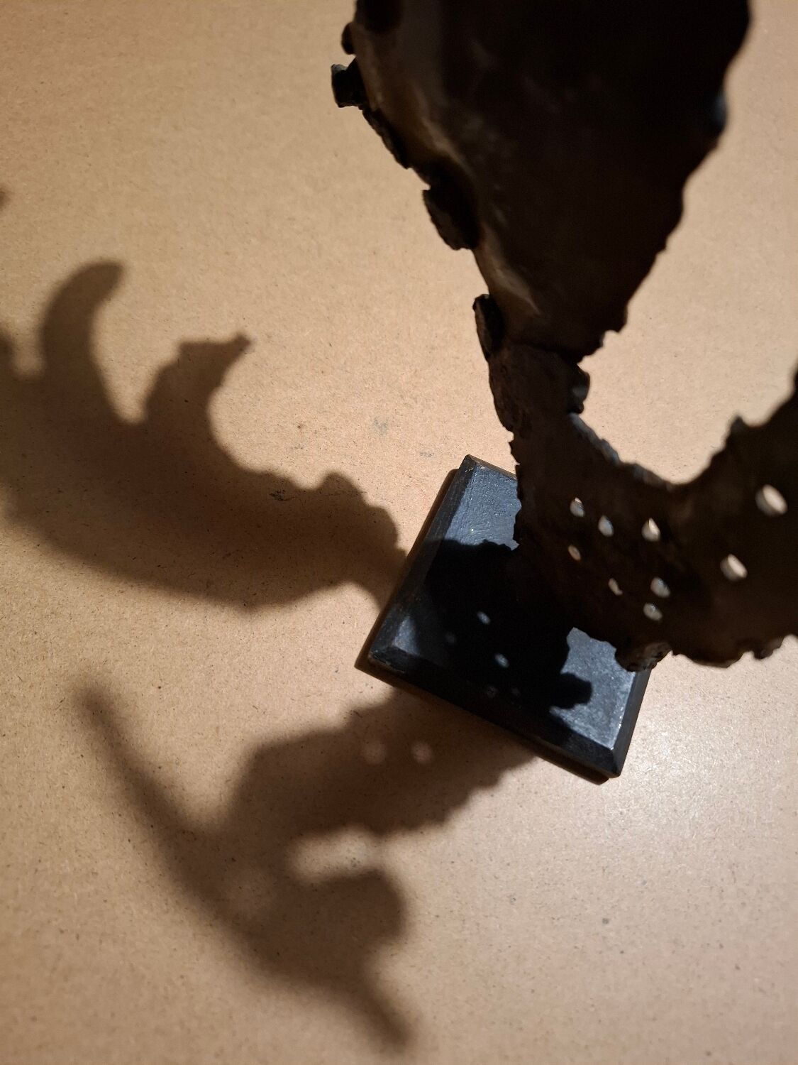 Handcrafted wrought iron sculpture