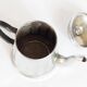 Cafetière inox bakelite
