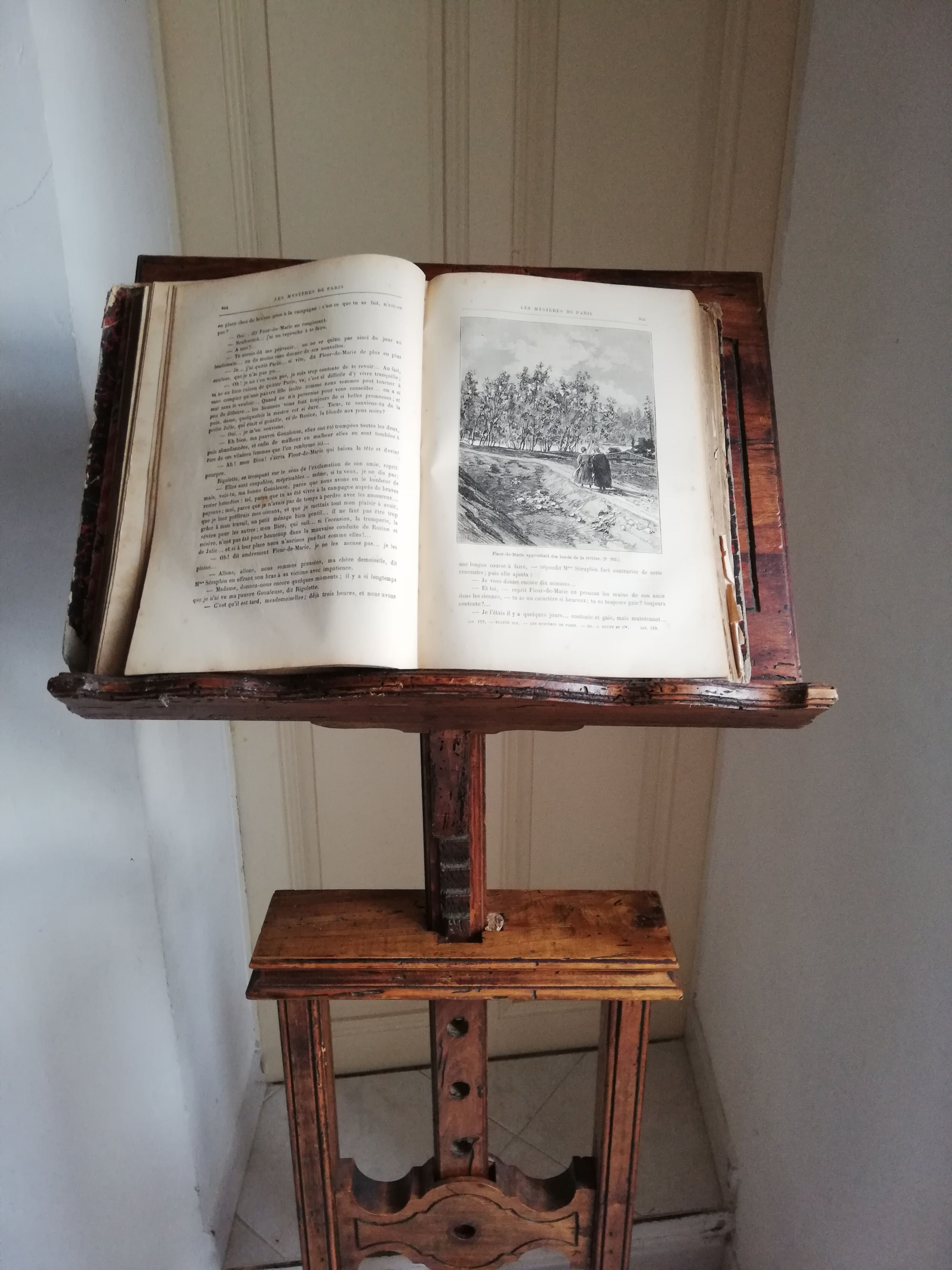 Wooden lectern