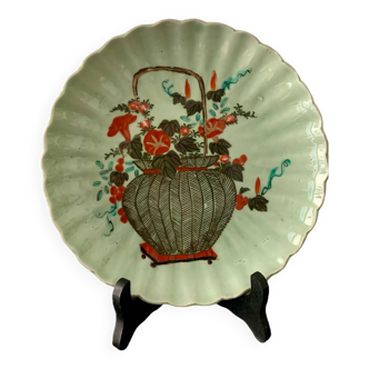 Celadon porcelain plate, Nabeshima, Edo period, early 19th century
