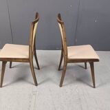 Mid century italian dining chairs, 1950s