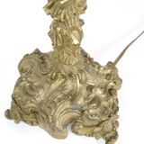 Paire de lampe Rococo Bronze