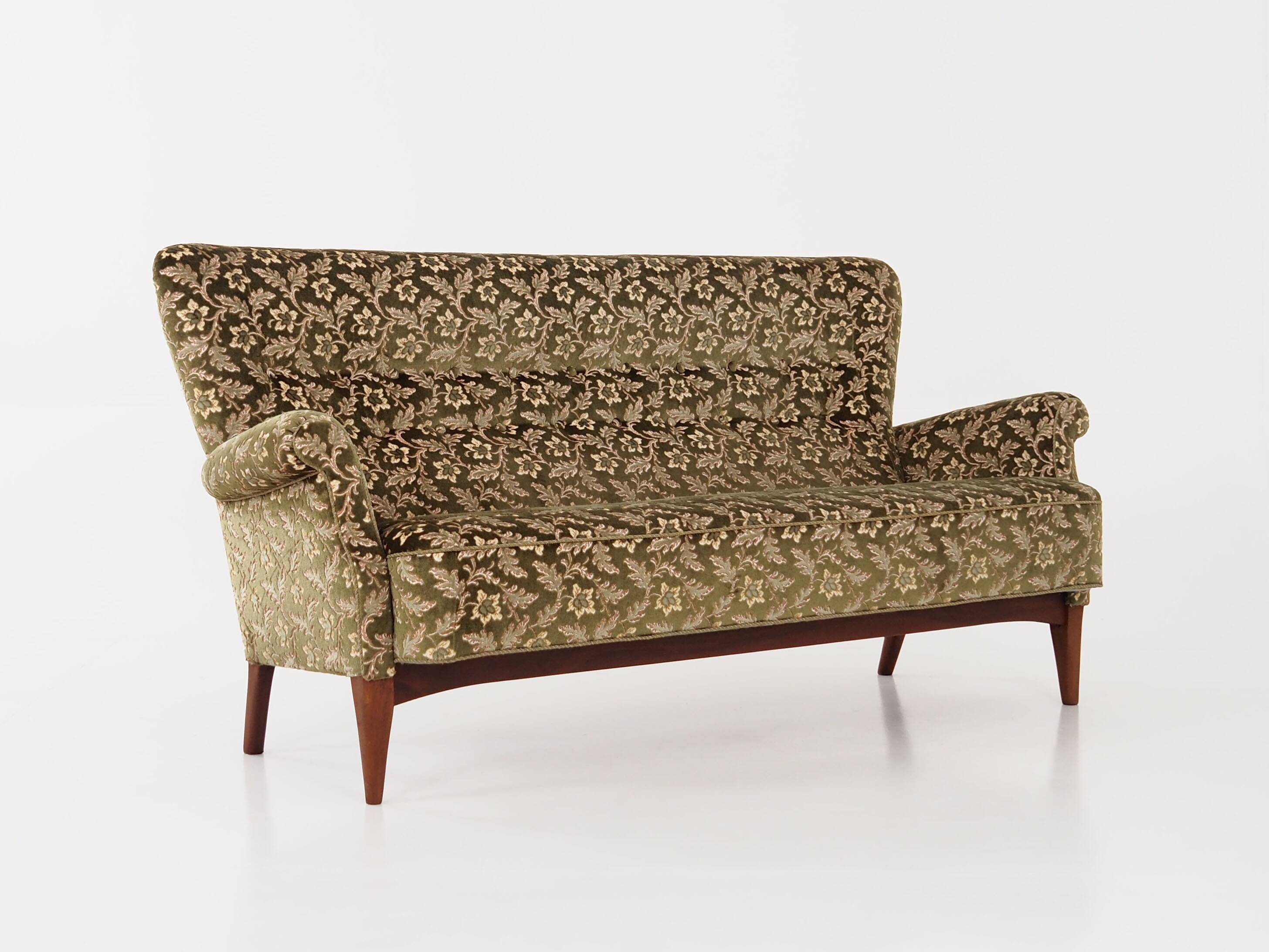 Beech sofa, Danish design, 1960s, manufacturer: Fritz Hansen