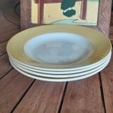 set of 4 deep plates