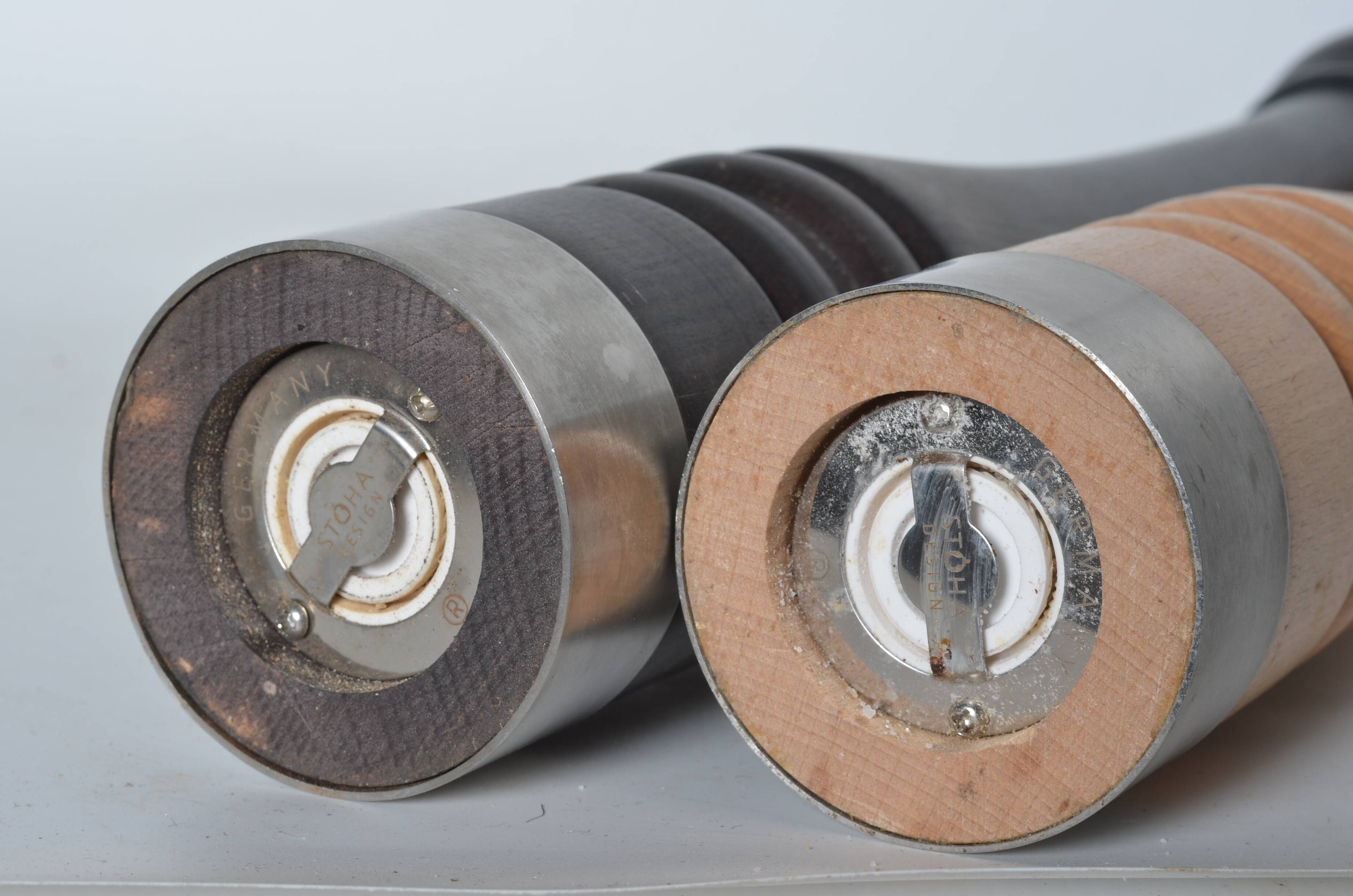 Stoha Design salt and pepper mill duo