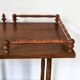 Desserte italienne vintage en olivier et châtaignier