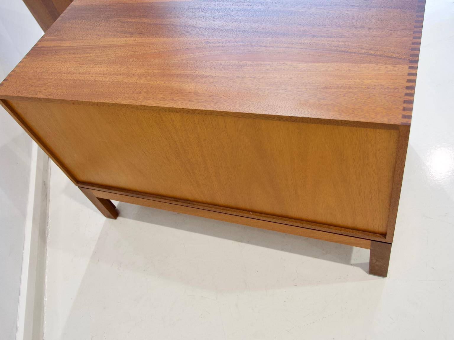 Pair of modern wooden credenzas from the mid-20th century by Christian Hvidt.