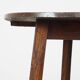 Antique English pinewood cricket table/side table from the late 18th century