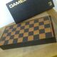 jeu de dames vintage (damier et pions) dans son coffret, marque Rachez