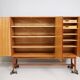 Vintage mahogany sideboard with storage and drawers – Sweden, 1960s