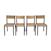 4 Mullca vintage school chairs