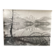 Silver gelatin photograph by Bernard Darot, 20th century, mountain lake, No. 2