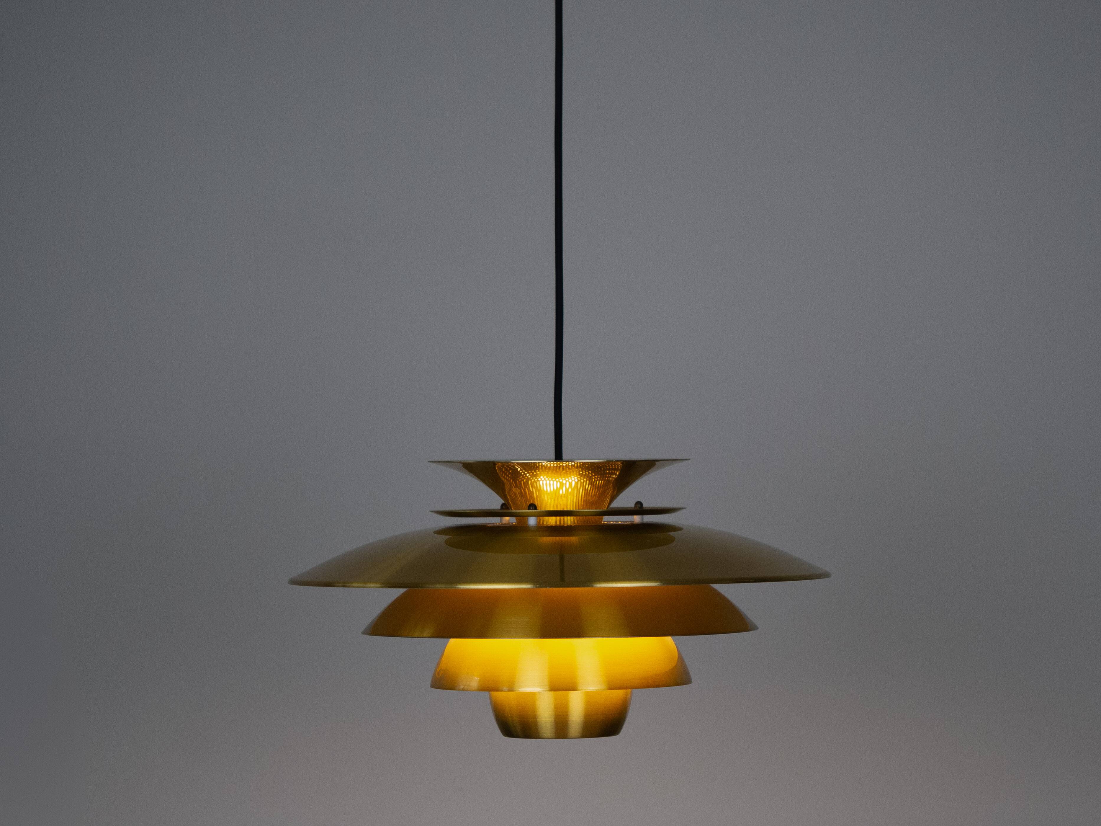 Danish vintage pendant lamp Verona, 1980s