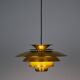 Danish vintage pendant lamp Verona, 1980s