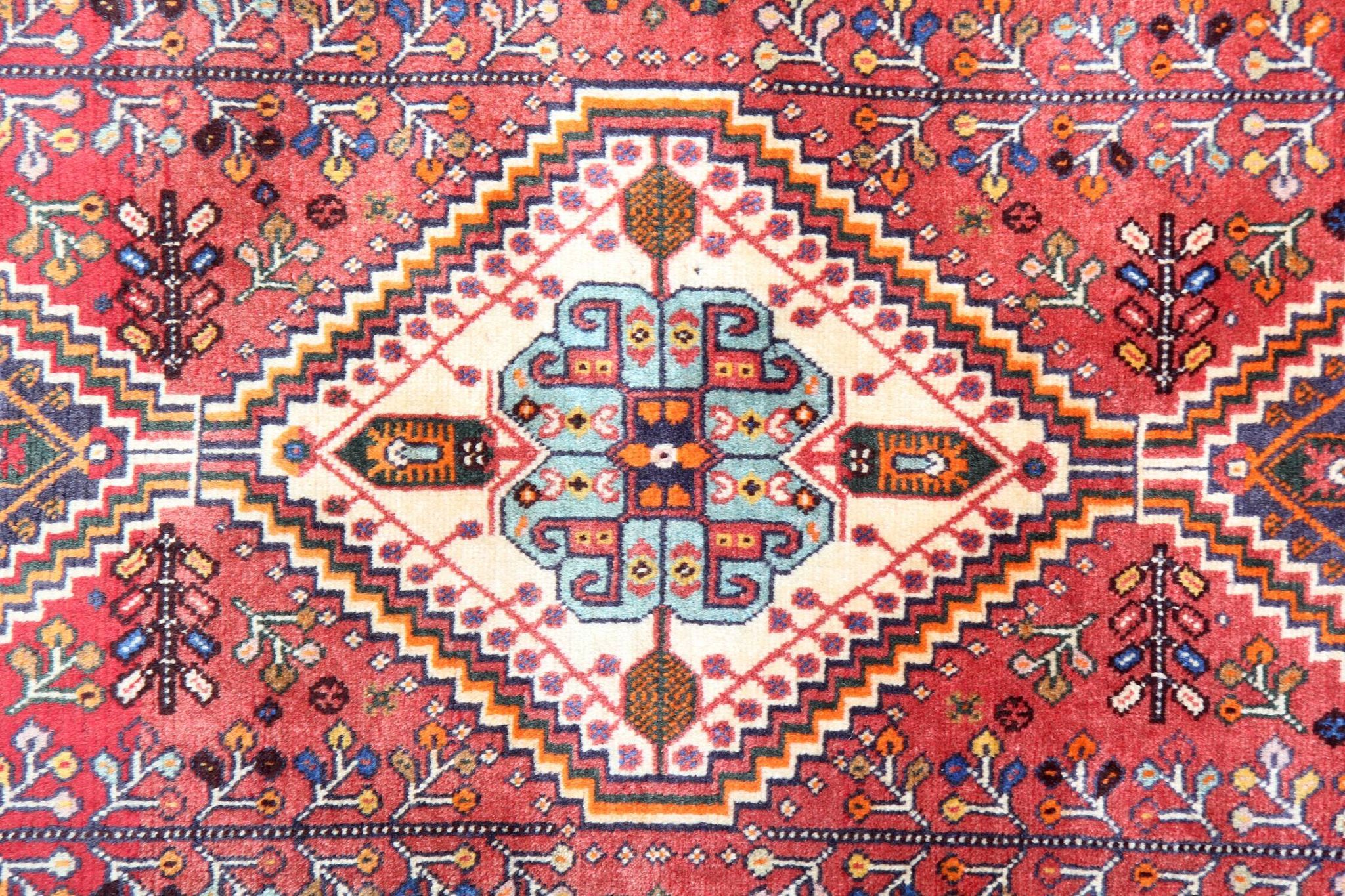 Persian Qashqai Abadeh Runner Rug 110x252cm