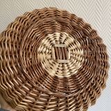 Panier osier rond