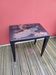 Japanese table in engraved lacquered wood