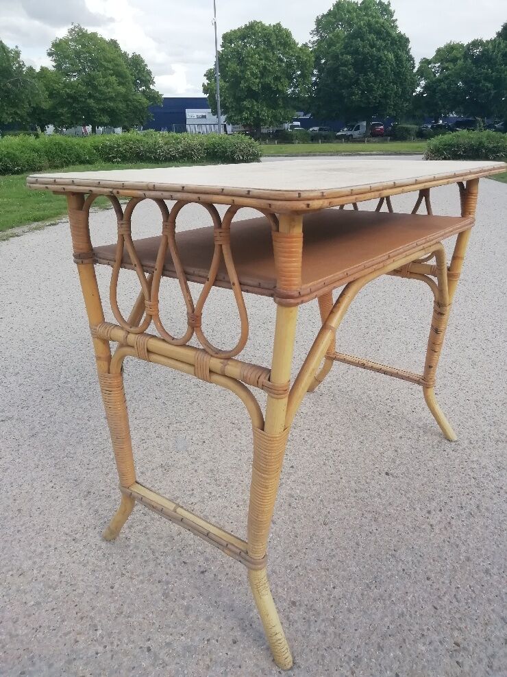 Rattan desk